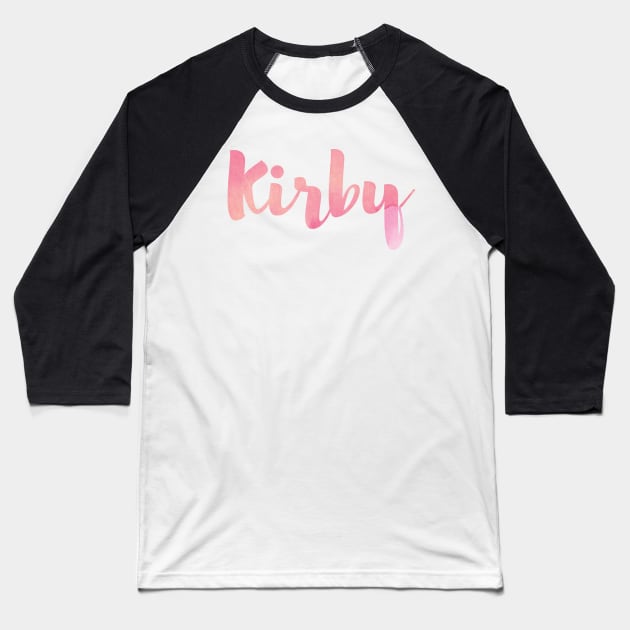 Kirby Baseball T-Shirt by ampp